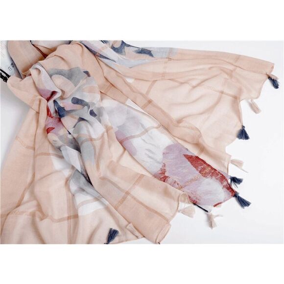 2/$30 Ladies Stylish Floral Scarf - Picture 2 of 6